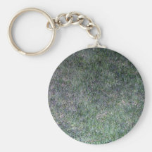 Fresh Green Grass Landscape Keychains