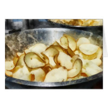 Fresh Potato Chips Greeting Card