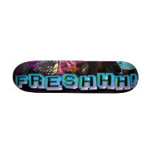 freshhh skateboard deck