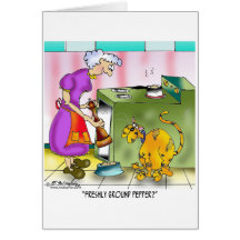 Freshly Ground Pepper Greeting Card