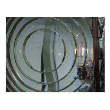 Fresnel Lighthouse Lens Up Close Post Card