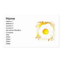 Fried_Egg Business Card Templates