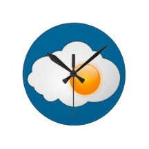 fried egg clock