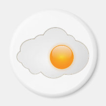fried egg fridge magnets
