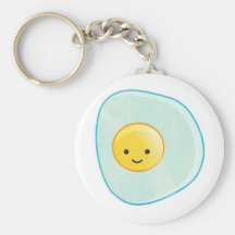 fried egg keychains