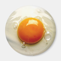 Fried Egg Sunny side up Photo Fridge Magnet