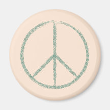 Friedenssymbol peace symbol kühlschrankmagnete