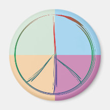 Friedenssymbol peace symbol magnete