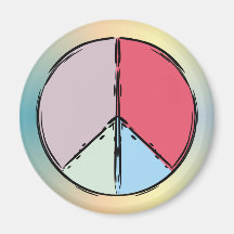 Friedenssymbol peace symbol magnets