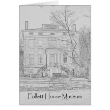 Friends Are Like Museums - Follett House Museum Card