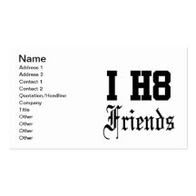 friends business card template