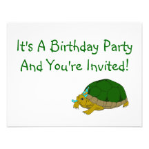 Friends of Gulf Branch Birthday party invitation (