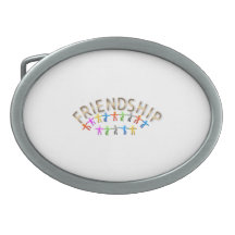 Friendship Oval Belt Buckles