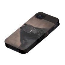 Friesian Stallion Smoke iPhone 4/4S Case