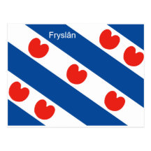 Frisian flag Friesland Holland Postcards