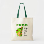FROG, Fully rely on God Canvas Bag