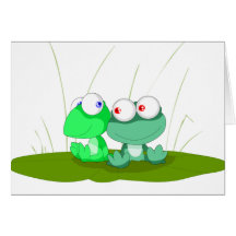 Frog Greeting Card