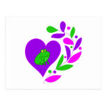 Frog Heart Post Card