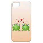 Frog Prince and Frog Princess, with hearts. iPhone 5 Covers