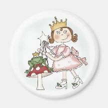 Frog Princess Fridge Magnets