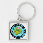 Frog Protect Our Earth T-shirts and Gifts Keychains
