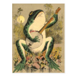 Frog Serenade Postcard