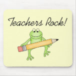Frog Teachers Rock Tshirts and Gfits Mouse Mats
