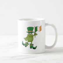 Frog With Irish Flag T-shirts and Gifts Coffee Mug