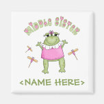Froggie Middle Sister Refrigerator Magnet