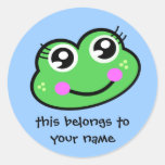 froggy head. sticker