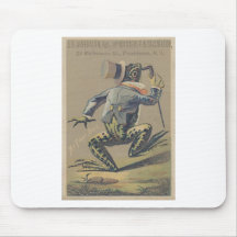 Froggy went a' courting mouse pad