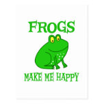 Frogs Make Me Happy Postcard