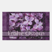 Frohe Ostern Lilacs Stickers