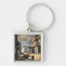 Front of La Scala Theatre, 1852 Keychains