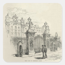 Front view of Buckingham Palace Stickers