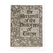 Frontispiece by William Morris 1892 Postcards