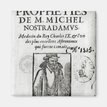 Frontispiece to 'Les Propheties de M. Michel Refrigerator Magnet
