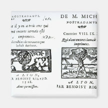 Frontispiece to 'The Prophecies Fridge Magnet