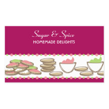 frosted cookies bakery baking business card