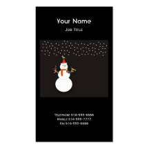 Frosty and Friends Business Cards