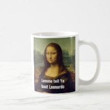 Frowning Mona Lisa Mugs