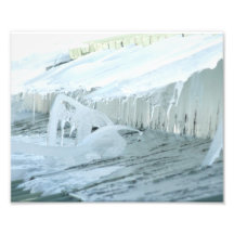 Frozen pond art photo