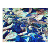 Frozen Waves Postcard