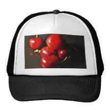 Fruit Cherries Cherry Mesh Hat
