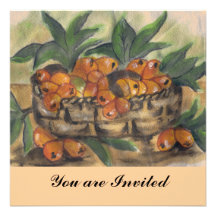 fruit customizabel Invitation