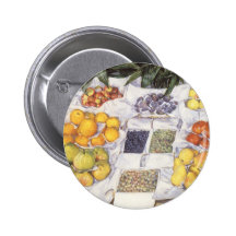 Fruit Displayed on a Stand by Gustave Caillebotte Pin