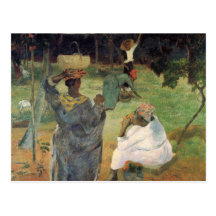 Fruit Picking - Paul Gauguin Post Card