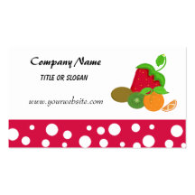 Fruit Theme Business Card