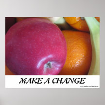Fruit Vegetarian Poster