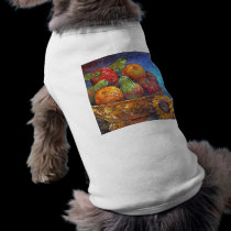Fruits and Sunflower Painting Art - Multi pet clothing
